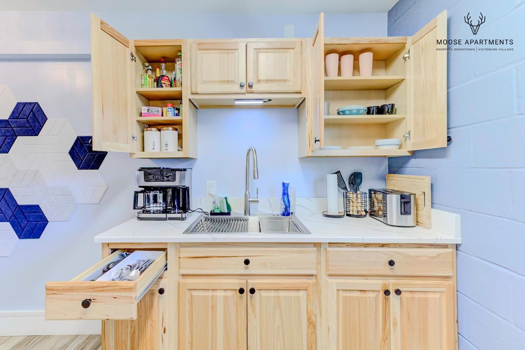 The Moose #3 - Modern Luxe Studio With Free Gated Parking & Wifi ممفيس المظهر الخارجي الصورة